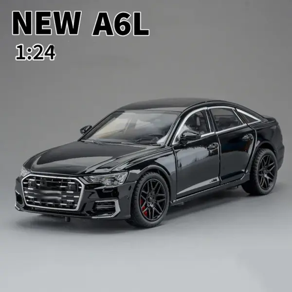 1:24 Scale A6 Alloy Diecast Toy Car Model - Image 7