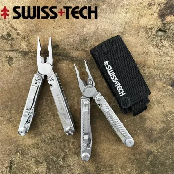 18-in-1 Swiss Tech Multi Tool Pliers - Image 3