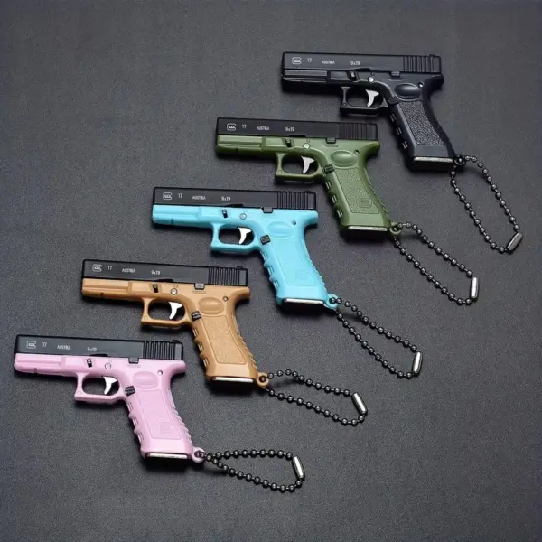 Glock 17 Mini Keychain Pistol Model Toy - Image 2