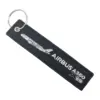 Airbus A350 Double Sided Embroidered Keychain