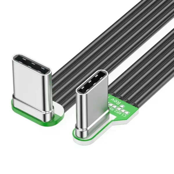 USB C to USB C Flat Silicone Cable 60W - Image 7
