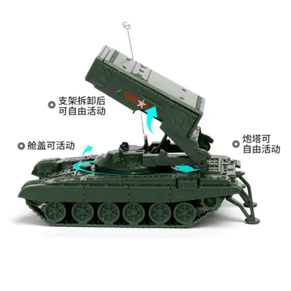 1/72 Soviet BM-21 Rocket Launcher Model Kit - Image 3
