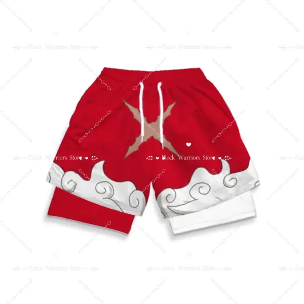 Anime 2-in-1 Sports Shorts for Men - Image 14