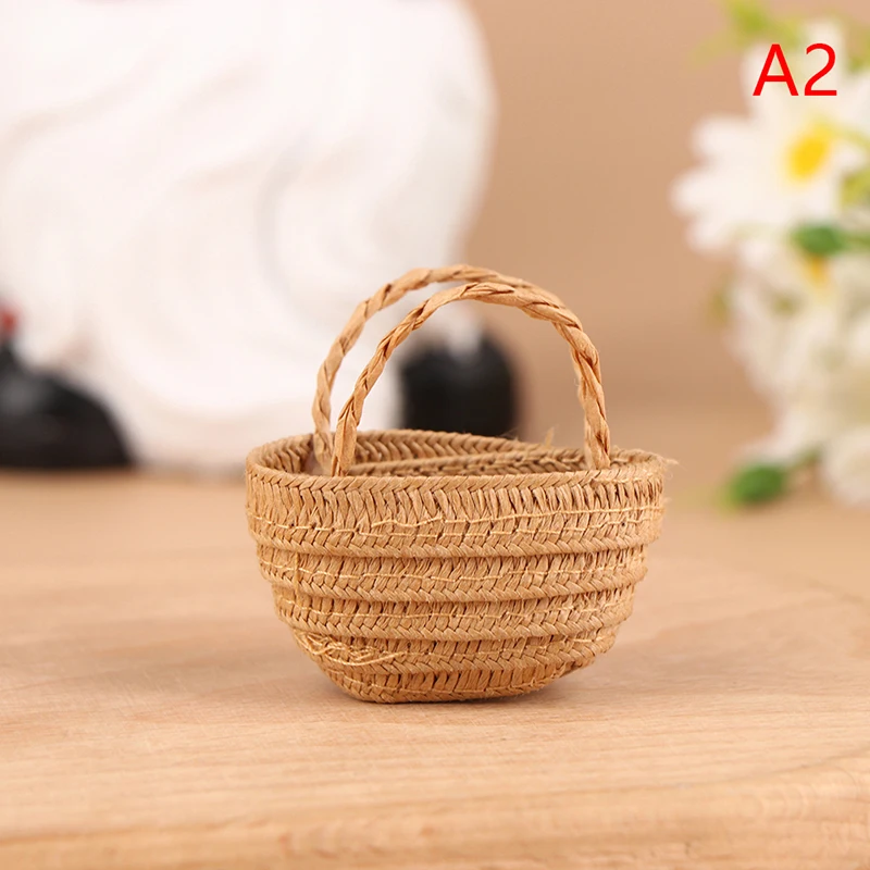 Mini Straw Handbags for Dollhouse Decor 8 Mini Straw Handbags for Dollhouse Decor - Image 8