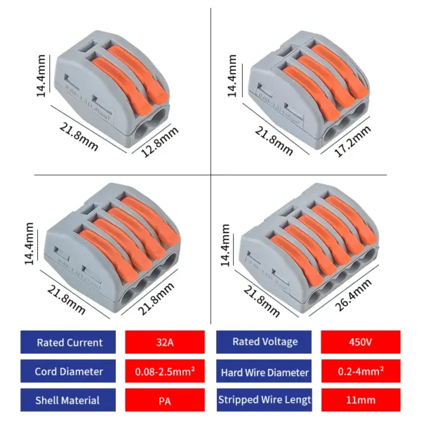 153Pcs Electrical Terminal Block Connector Kit - Image 6