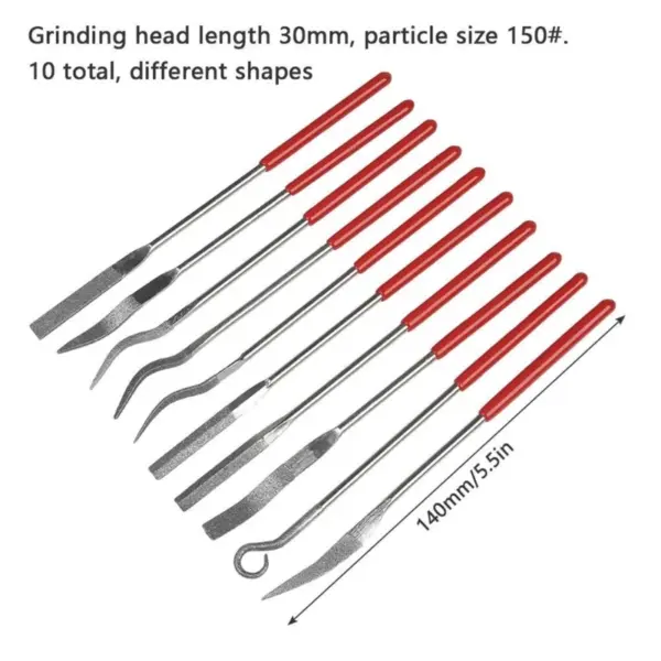 10pcs Diamond Needle File Set for Crafting - Image 6