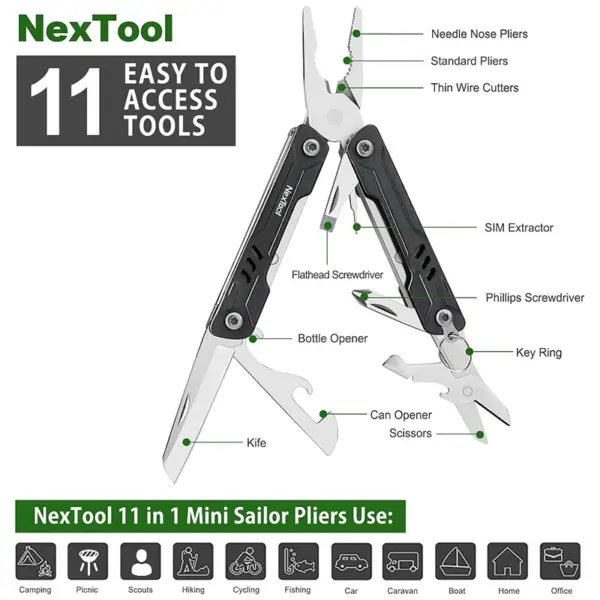 NexTool Mini Sailor 11-in-1 Multi Tool - Image 3