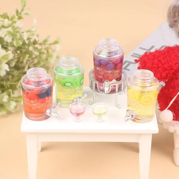 Miniature Plastic Fruit Bucket for Dollhouse - Image 4