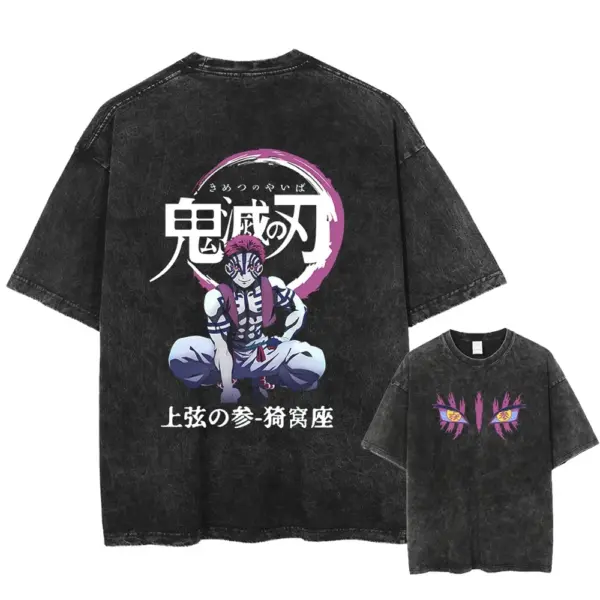 Men's Oversized Anime Graphic T-Shirt - Image 3