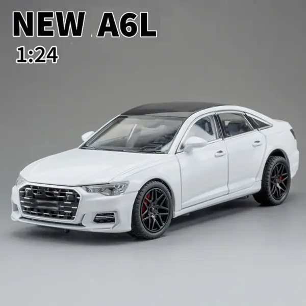 1:24 Scale A6 Alloy Diecast Toy Car Model - Image 8