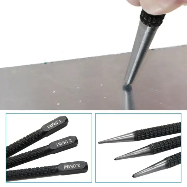 3PC Precision Center Punch Set for Crafting - Image 5