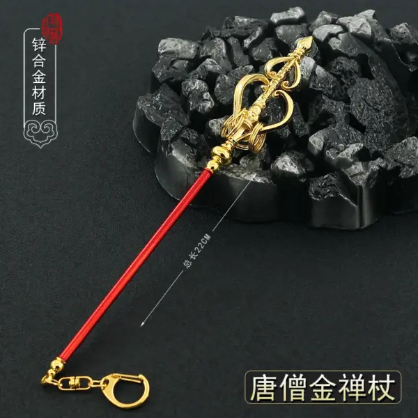 22cm Metal Chinese Halberd Spear Collectible - Image 43