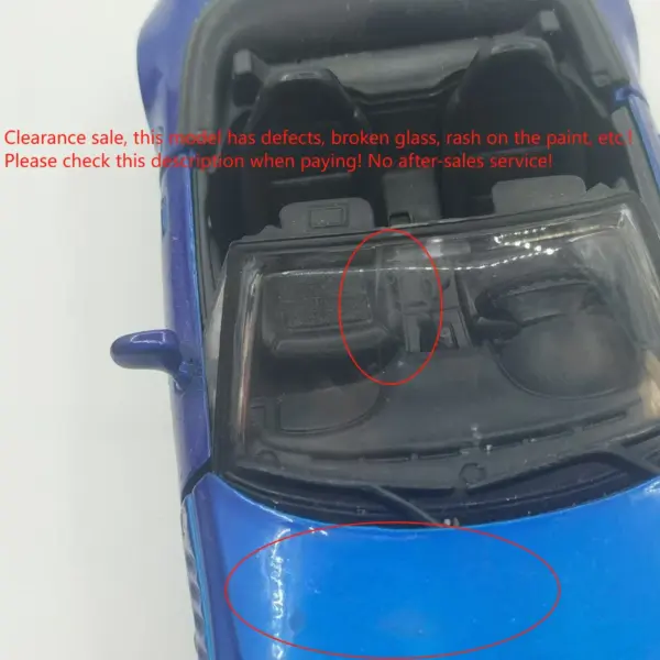 BMW Z3 Roadster 2.8 Diecast Model 1:24 Scale - Image 5