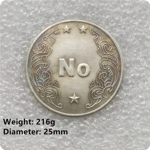 YES Or NO Copper Craft Coin Collectible - Image 2