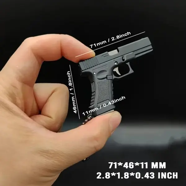 Glock 17 Mini Keychain Pistol Model Toy - Image 4