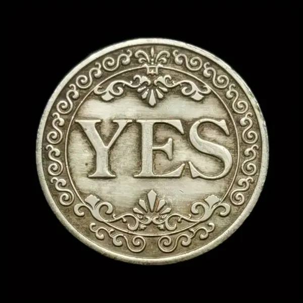 YES Or NO Copper Craft Coin Collectible - Image 5
