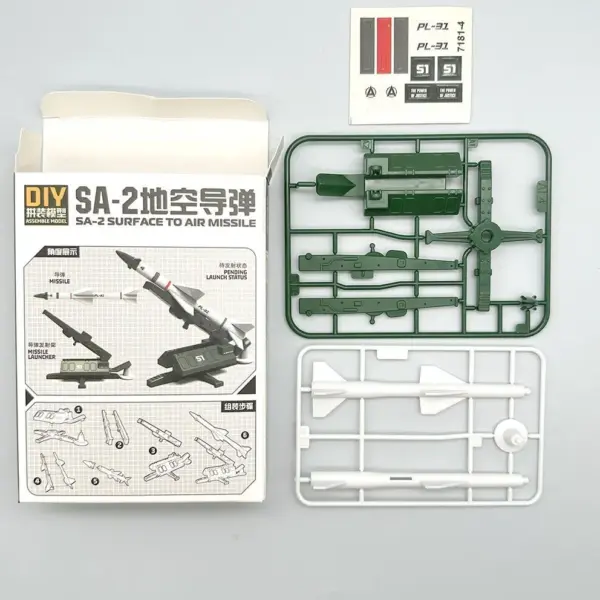 Digital Army Tank Model Toy for Assembly - Image 10