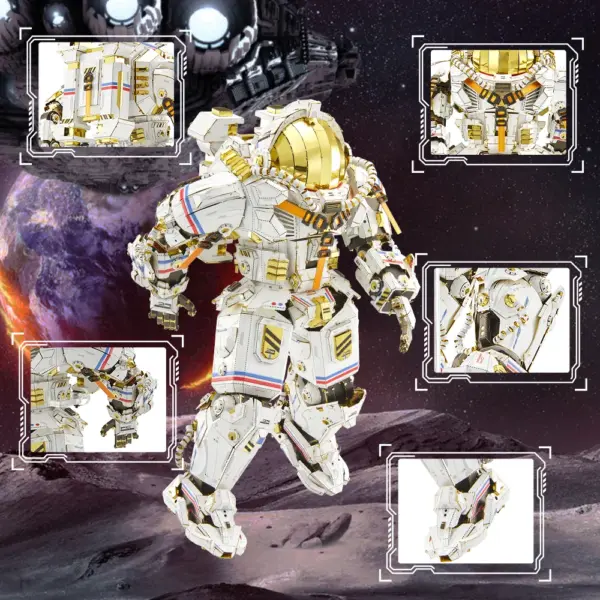 3D Metal Model Kit Taikonaut Mecha Puzzle - Image 6