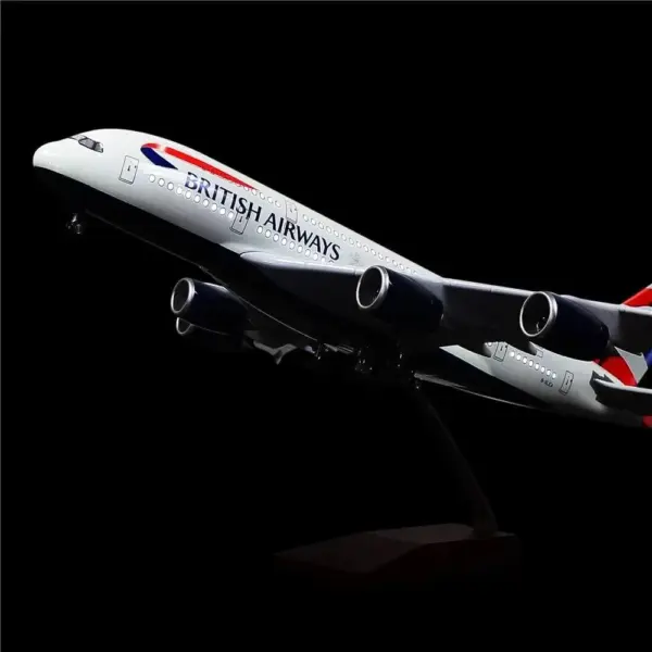 Airbus A380 Model Airplane with LED Light - Image 3