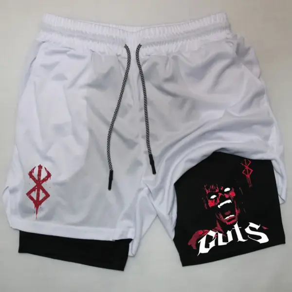 Men's Quick-Dry 2 In 1 Gym Shorts - Image 10