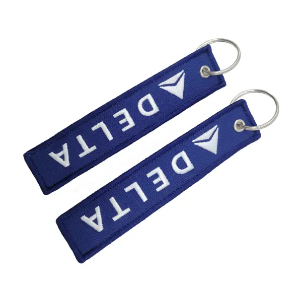 Blue DELTA Keychain Metal Accessory for All - Image 3