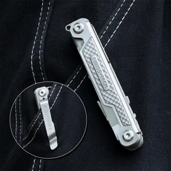 SWISS TECH 11 in 1 Folding Multi-Tool Knife - Image 5