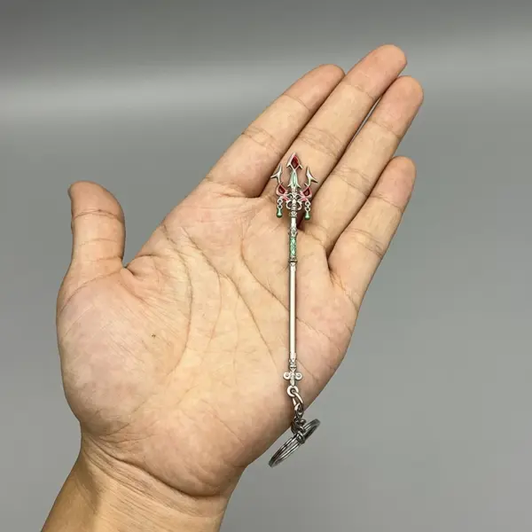 Lightscale Trident Mipha 9cm Metal Keychain - Image 2