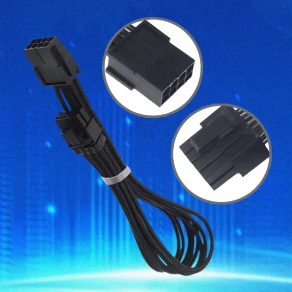 PCIe 8 Pin Female to Male Power Extension Cable - Image 3