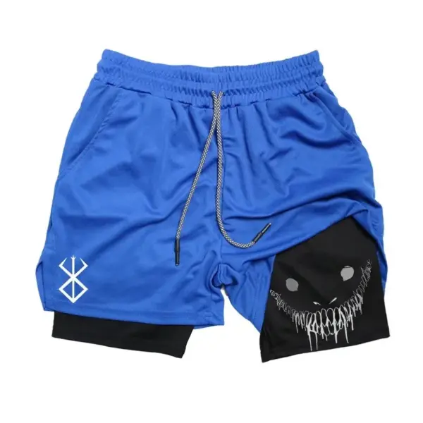 Anime Baki Hanma Fitness Shorts for Men - Image 12