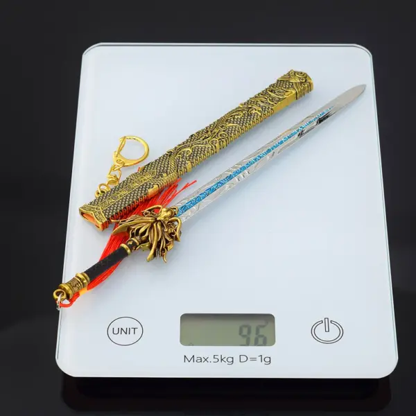 22cm Golden Dragon Toy Katana Model - Image 5