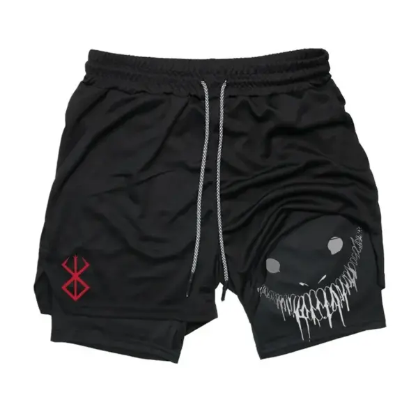 Anime Baki Hanma Fitness Shorts for Men - Image 7