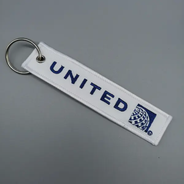 United Airlines Pilot Keychain Double Sided Design - Image 4
