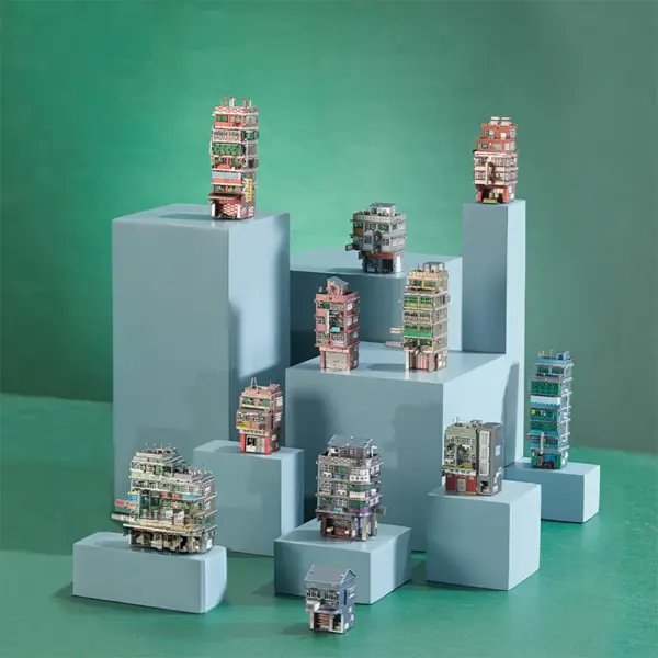 Piececool 11pcs 3D Metal Building Puzzles - Image 3