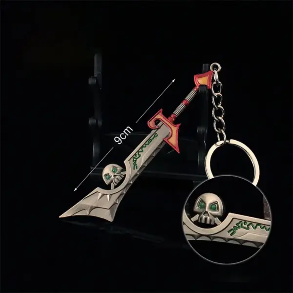 9cm Lich King Ember Bringer Sword Keychain