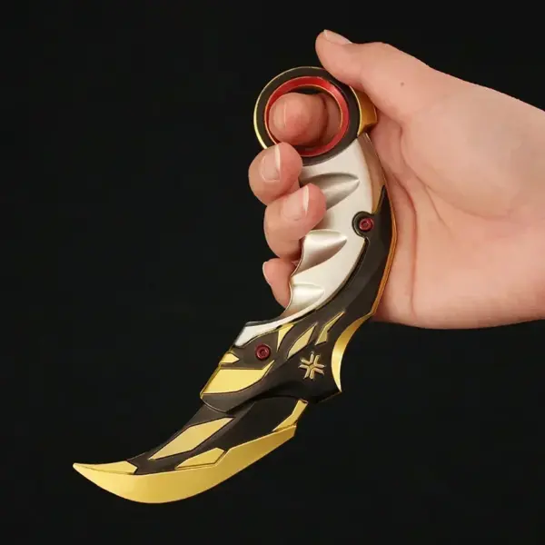 Valorant Karambit Prime Balisong Knife Model - Image 2