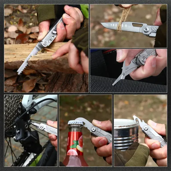 11 in 1 Folding Multi Tool Knife Portable EDC - Image 3