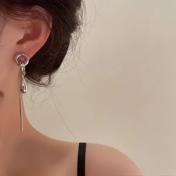 Long Tassel Drop Earrings for Women - Image 3