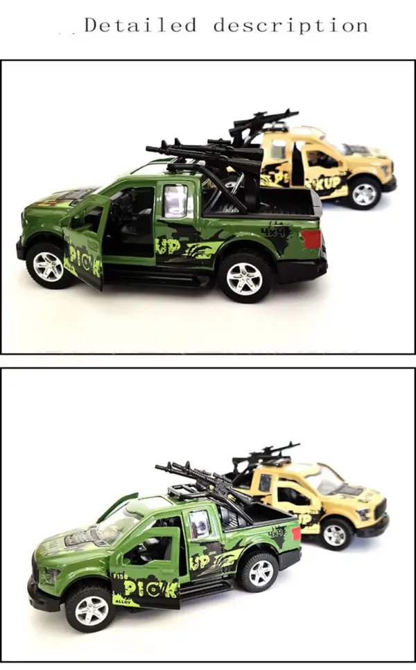 1/32 Scale F150 Alloy Off-road Truck Model - Image 5
