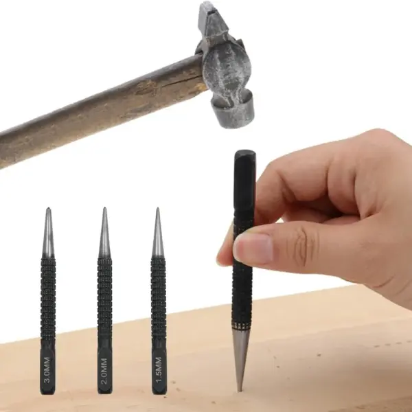 3PC Precision Center Punch Set for Crafting - Image 6