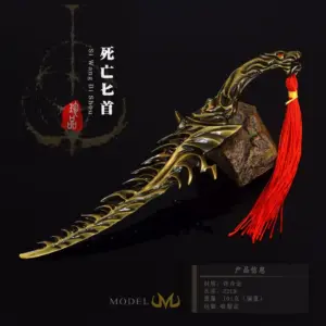 22cm Metal Death Daggers Sword Toy Replica
