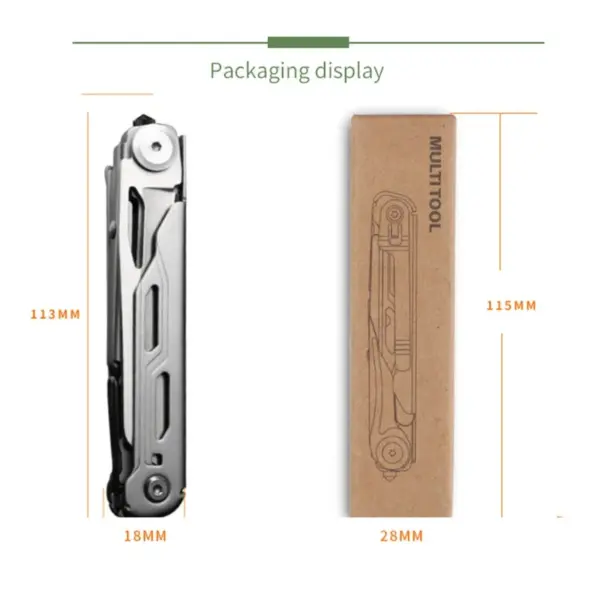 9 in 1 Mini Folding Knife Multitool EDC - Image 6