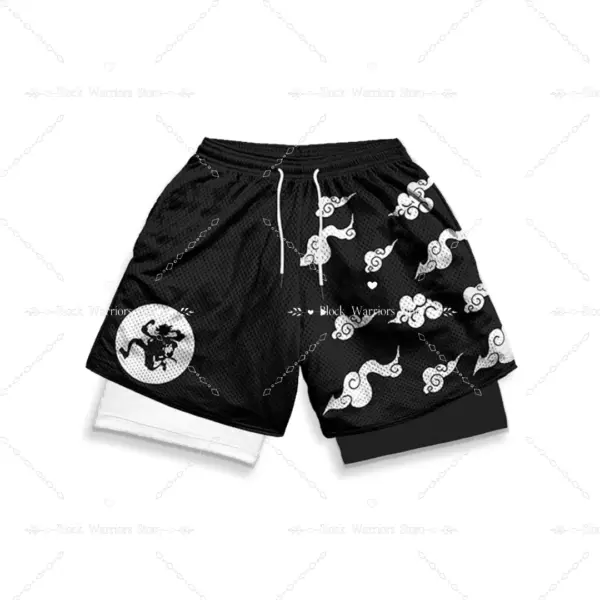 Anime 2-in-1 Sports Shorts for Men - Image 5