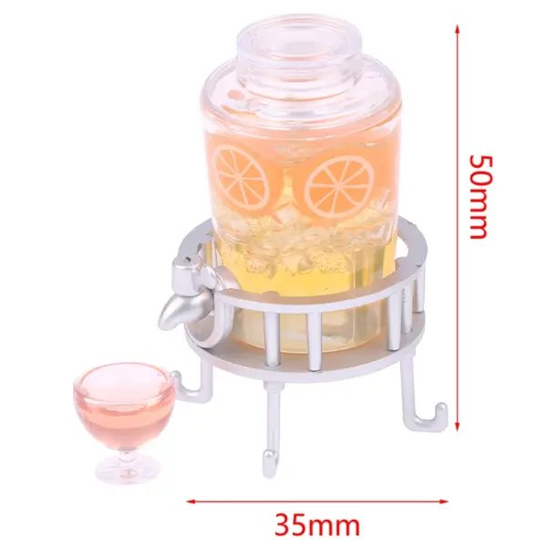 Miniature Plastic Fruit Bucket for Dollhouse - Image 6