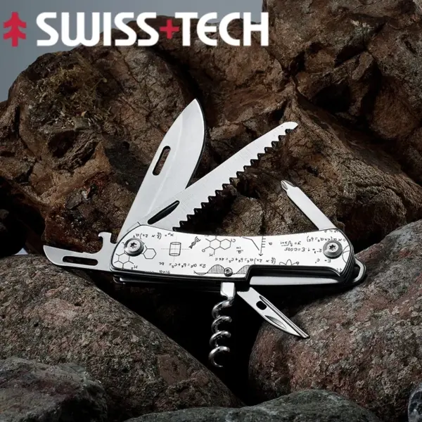 Swiss Tech 9-in-1 Mini Folding Multitool - Image 2
