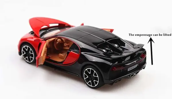1/32 Bugatti Chiron Diecast Toy Car Model - Image 2