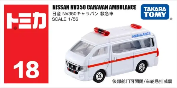 Takara Tomy Diecast 1/64 Fire Truck Model - Image 5
