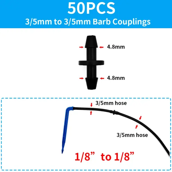 50PCS Bend Arrow Dripper Irrigation Kit - Image 19