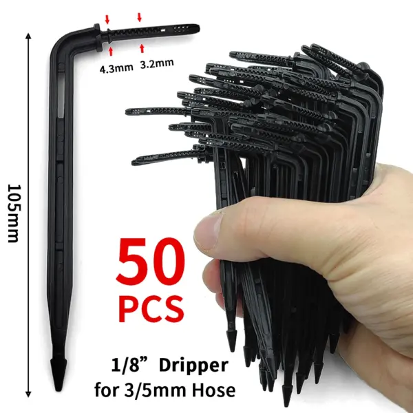 50PCS Bend Arrow Dripper Irrigation Kit - Image 12