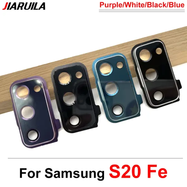 Samsung S20 FE Rear Camera Glass Lens Cover with Frame - Image 3