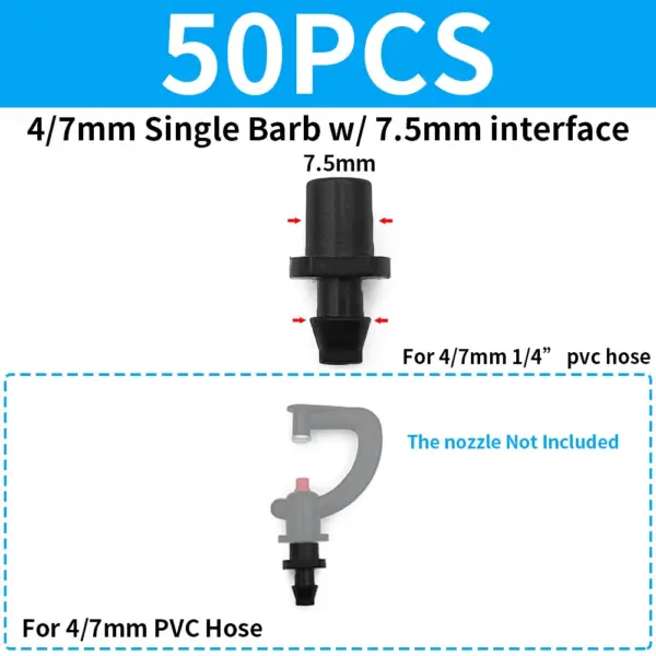 50PCS Bend Arrow Dripper Irrigation Kit - Image 7